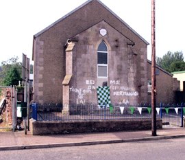 Orange hall in Fermanagh is attacked and  graffiti is wrote on the hall and a GAA flag hung on the outside of the Orange Hall